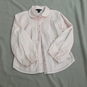 Girls Button Down Blouse